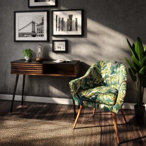 FAUTEUIL SANGO VELOURS VERT... 2