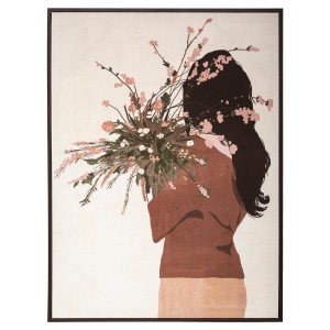 Toile imprimée "Portrait" encadrée 58x78 cm 2